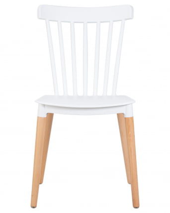 Стул обеденный ДОБРИН ТХЕО ножки светлый бук Белый В-02 / DOBRIN THEO W-02_5