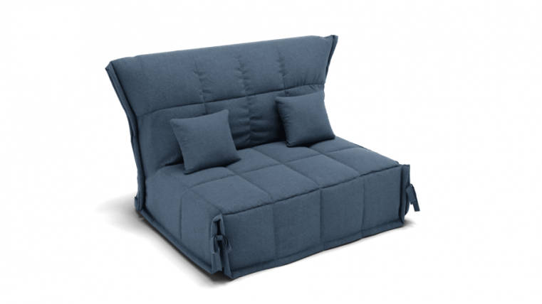 Диван Джаз 2000 (ЗР) Цвет фасада: Голубой; Тип: Прямой; Материал фасада: Металл/Велюр_0