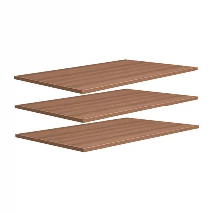 Комплект полок для четырехдверного шкафа (3 шт.) Соренто 02 Дуб Стирлинг_0