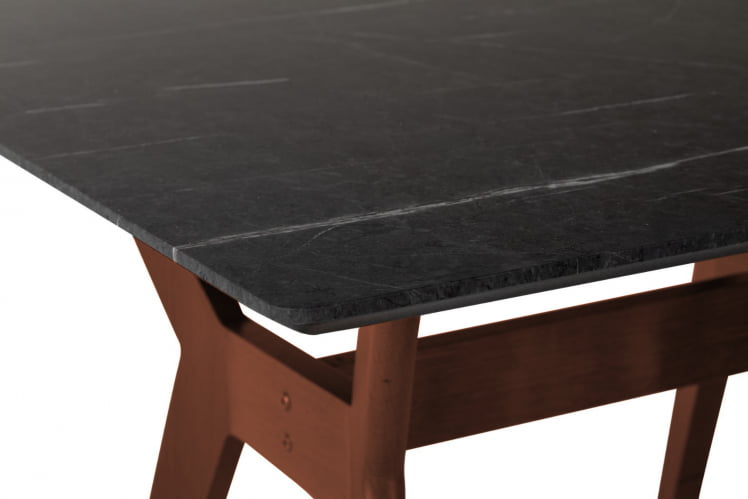 Стол Нарвик 960*960 мрамор Графит Темный орех_3