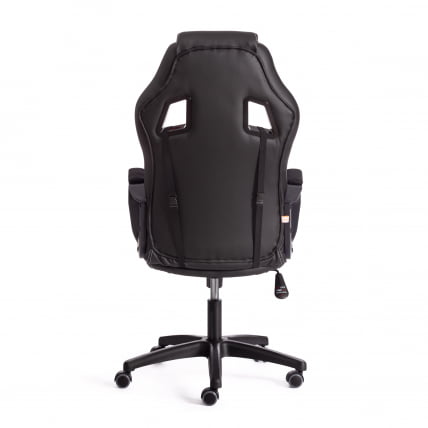 Кресло DRIVER (22) кож/зам/ткань, черный/черный , 36-6/TW-11_3