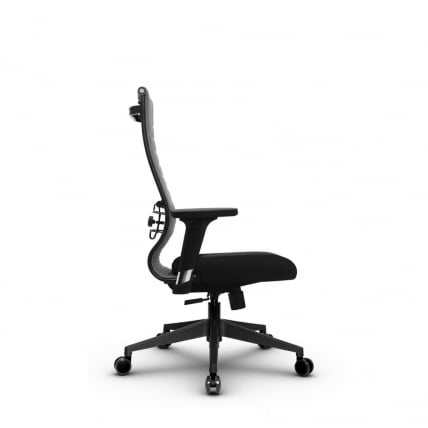 Кресло офисное МЕТТА B 2b 19/2D, Основание 17832 Комплект 4 Светло-серое Черное_1