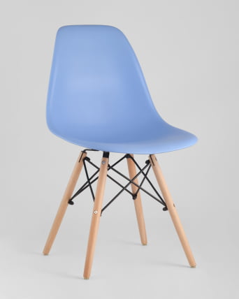 Стул Еамес ДСВ 4 шт. Голубой / Eames DSW_1