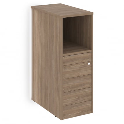 Тумба с подсветкой 5 ящиков TIP-ON завершающая, левая ONIX O.R-TV-5TIP.S(L) Дуб Аризона_0