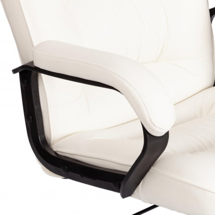 Кресло СН9944 (22) хром кож/зам, белый, 36-01_6