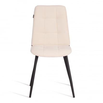 Стул обеденный Asti флок , 47х54х86, молочный, 4_4