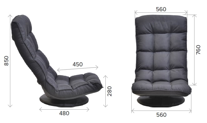 Геймерское кресло Everprof Jax Ткань Черный_7