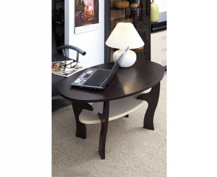 Стол журнальный Маджеста - 4 Венге/Дуб Линдберг_0