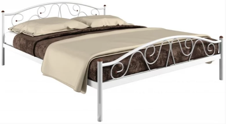 Кровать Ангелина Plus 1200х1900 Белая_0