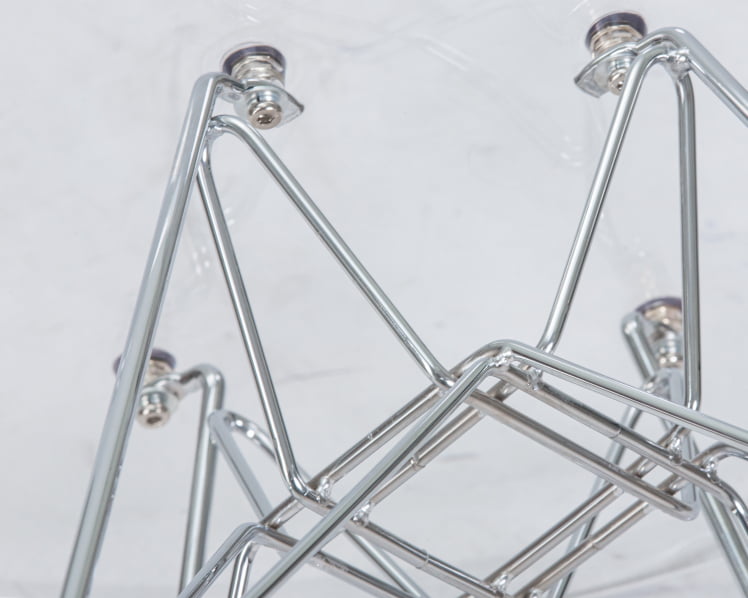 Стул обеденный DOBRIN DSR CASPER ножки хром Прозрачный_9