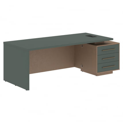 Стол руководителя правый VELION VCT 2290 R Нефрит Кобра_0