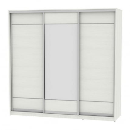 Шкаф-купе B-230х235х60-1(ВД-D7D8D7)_0