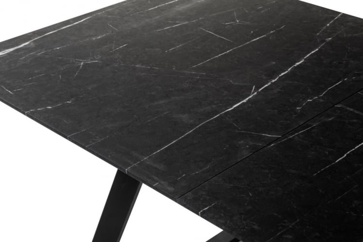 Стол Пеле раздвиж. 140-180 Темный мрамор/Бабочка_7
