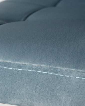 Стул барный DOBRIN KRUGER ARM Пудрово-голубой велюр MJ9-74_7