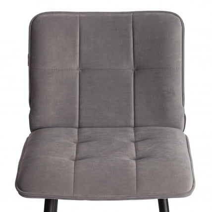 Барный стул Bari/Бари велюр, серый, 29, 45х56х110 см_5