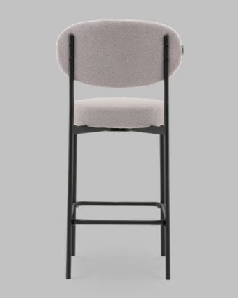 Стул полубарный Бриф DD ПБ букле светло-серый_3