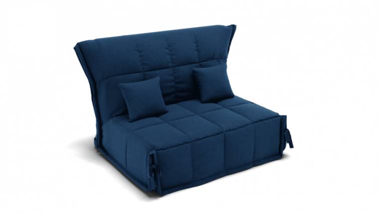 Диван Джаз 2000 (ЗР) Цвет фасада: Синий; Тип: Прямой; Материал фасада: Металл/Велюр_0