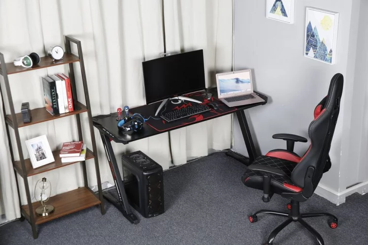 Геймерский стол Еурека З60 c РГБ подсветкой Черный / Eureka Z60 c RGB_8