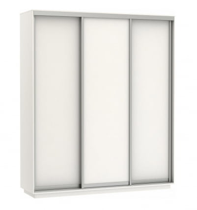 Шкаф-купе трехдверный Экспресс Трио Элемент 1800х2200h Белый снег_0