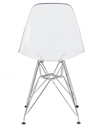 Стул обеденный DOBRIN DSR CASPER ножки хром Прозрачный_4