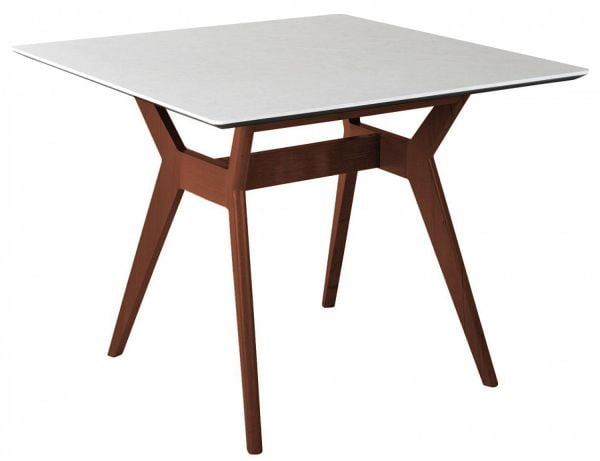 Стол Нарвик 960*960 мрамор Бианко Темный орех_6