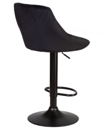 Стул барный DOBRIN LOGAN BLACK (черный велюр (MJ9-101)) 2 шт_4