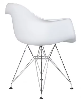 Стул обеденный DOBRIN DAW CHROME Белый_3