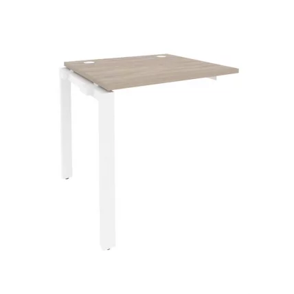 Наборный элемент рабочей станции на П-образном м/к ONIX O.MP-1.NRS-0.7 Дуб Аттик/Белый_0