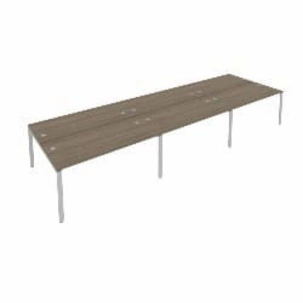 Рабочая станция на 6 раб.места Metal System Б.СМ-6.4 Вяз/Серый_0