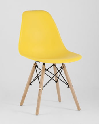 Стул Еамес Стйле ДСВ желтый 4 шт. комплект (разборный каркас) / Eames Style DSW_1