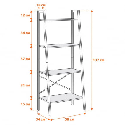 Стеллаж WS-02 burnt_9