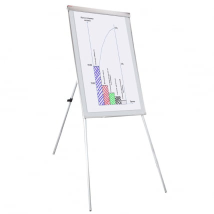 Доска-флипчарт магнитно-маркерная BRAUBERG Extra (70х100 см)_0