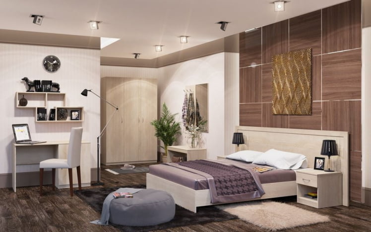 Вешалка-панель с крючками KHP 5010 Дуб сонома светлый_1