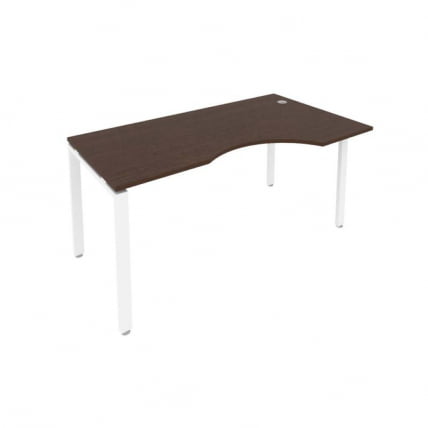 Стол письменный METAL SYSTEM Б.СА-1 Пр Венге/Белый_0