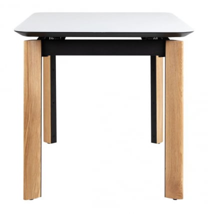 Стол раскладной Combi Glass 120-150 Automatic Natur/Light matte glass_7