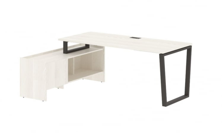 Стол с тумбой EDIS EVCT 19814 Ясень Траун Мокко_0