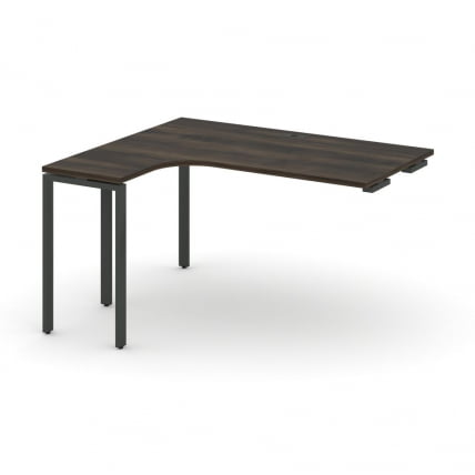 Стол-приставка к опорной тумбе/шкафу (левый) CONCEPT CN.OSAPR-006(L) Дуб Мали Черный_0