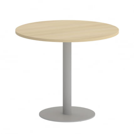 Стол журнальный круглый HOME OFFICE VR.SP-5-90.1 Акация Лорка/Серый металл_0