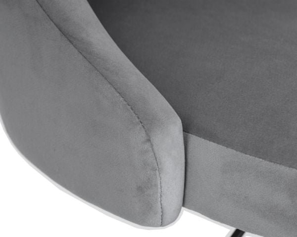 Стул барный DOBRIN JOSEPH BLACK (серый велюр (MJ9-75)) 2 шт_6