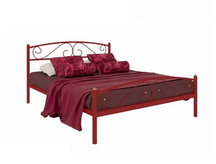 Кровать Вероника Plus 1800х1900 Красная_0