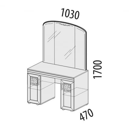 Туалетный столик Тиффани 93.06_1