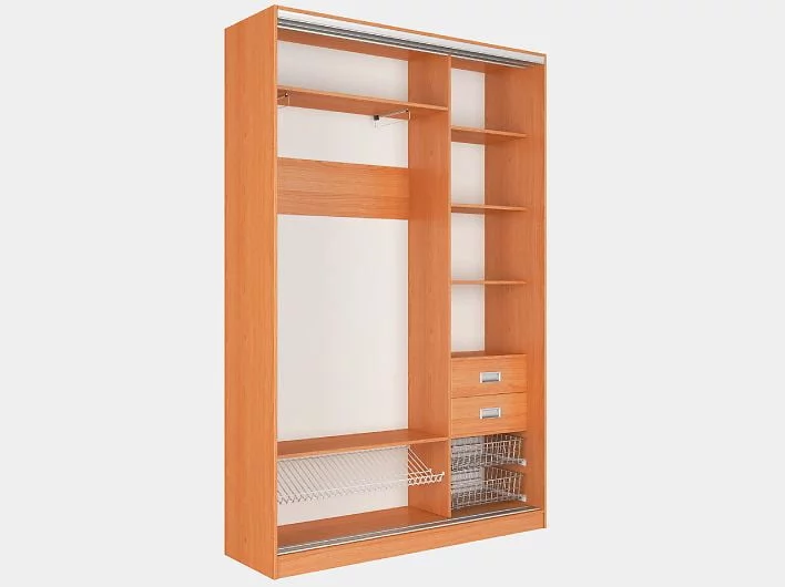 Шкаф-купе Джонни Вариант 8 Тройной Зеркало/Тройной ЛДСП_1