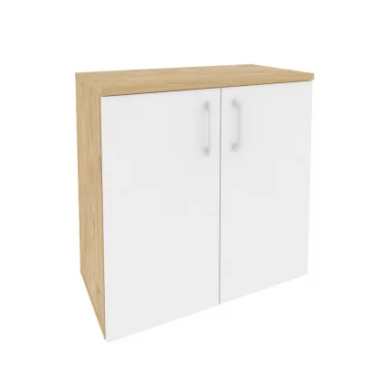 Шкаф низкий широкий (2 низких фасада ЛДСП) ONIX O.ST-3.1 Тиквуд светлый/белый_0