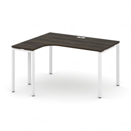 Стол эргономичный левый CONCEPT CN.SA-001(L) Дуб Мали Белый_0