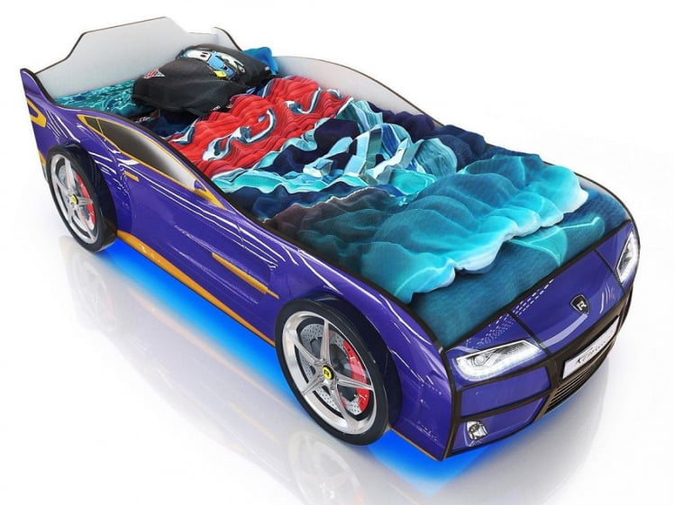 Кровать-машина Kiddy Синий_2