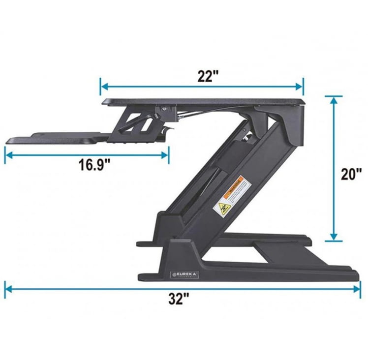 Регулируемая подставка на стол для монитора и ноутбука ERK-CV-PRO36B Черная_7