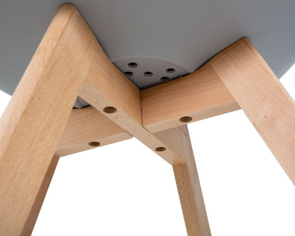 Стул обеденный DOBRIN JERRY SOFT (ножки светлый бук, цвет сиденья светло-серый (GR-01)) 4 шт_11