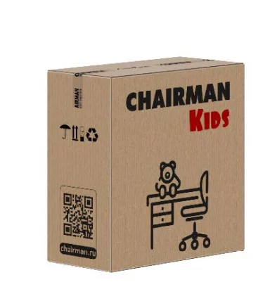 Детское кресло CHAIRMAN KIDS 122 Черный-голубой_3
