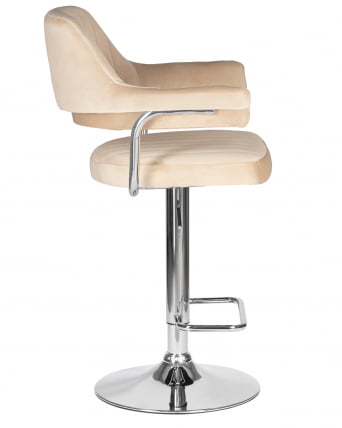 Стул барный DOBRIN CHARLY Бежевый велюр MJ9-10_2