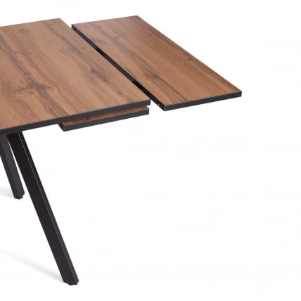 Стол VIGO ЛДСП/HPL/металл, 120 x 80 x 30 х 30 х 75 см, Дуб Вотан/черный_7